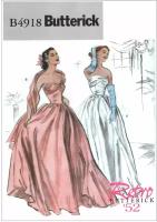 Выкройка BUTTERICK №4918 Вечернее платье