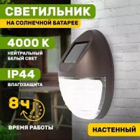 Светильник настенный уличный на солнечной батарее Lamper