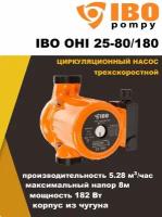 Насос циркуляционный OHI 25-80/180 (IBO)