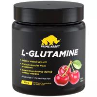 Аминокислоты PRIMEKRAFT Глютамин L-Glutamine Дикая вишня, 200 г / 40 порций