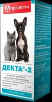 Декта-2 глазные капли для собак и кошек 5мл