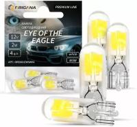 Лампа светодиодная PREMIUM LINE "EYE of the EAGLE" W5W T10 6500K "WHITE" (Комплект 4шт.) габаритная, подсветки номерного знака, освещения салона