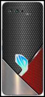 Силиконовый чехол на Asus ROG Phone 5/5s / Асус Рог Фон 5/5s "Стальной металл"