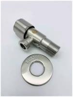 Кран угловой с отражателем 1/2"х1/2"НР TIM арт. BL5853.02S