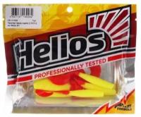 Твистер / мягкая приманка Helios Hybrid 2 Yellow RT, 7 см, 7 шт. (HS 13 038)