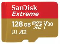 Карта памяти 128Gb - SanDisk MicroSDXC Extreme Class 10 SDSQ