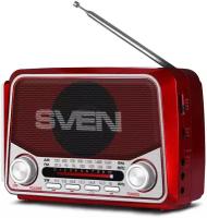 Портативная акустическая система Sven SRP-525, 3W, FM/AM/SW, USB, microSD, фонарь, серый