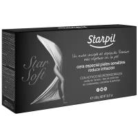 Воск в брикетах Белый Starpil Star Soft, 1000 гр