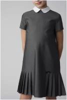 Школьное платье Gulliver, размер 158, серый