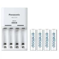 Зарядное устройство Panasonic Eneloop Smart & Quick (K-KJ55MCС40E) + 4шт АА 1900 mAh