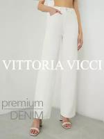 Джинсы широкие Vittoria Vicci, размер 42, белый