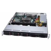 Сервер Supermicro SuperServer 1029P-MT без процессора/без ОЗУ/без накопителей/количество отсеков 2.5" hot swap: 8/1 x 600 Вт/LAN 1 Гбит/c