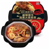 Саморазогревающаяся лапша Haidilao Hi Hot Pot, острая с говядиной, 435г