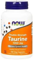 NOW Taurine 1000 mg Double Strength 100 капсул