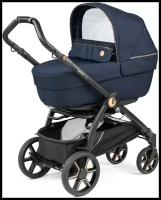 Универсальная коляска Peg-Perego Book SLK Modular, Blue shine, цвет шасси: Black-Matt