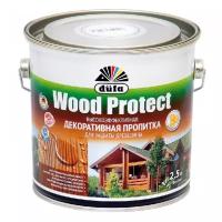 Пропитка декоративная для защиты древесины Dufa Wood Protect махагон 2,5 л