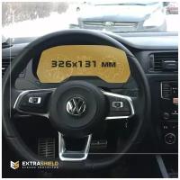 Защитная статическая пленка для экрана приборной панели 10.2' на Volkswagen Jetta (матовая)