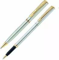 Набор подарочный Pierre Cardin Pen&Pen - Matte Steel GT, шариковая ручка + ручка-роллер, M