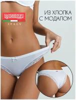 Трусы женские Roberta Brasiliana Angel Lace, Цвет белый, Размер 4