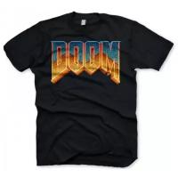 Футболка Doom. Logo (черная) XL