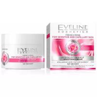 Eveline Cosmetics 6 компонентов French Rose Омолаживающий крем для лица с экстрактом Французской Розы против морщин