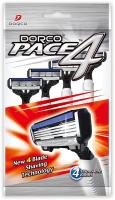 DORCO Станок для бритья одноразовый Dorco Pace 4, 4 шт