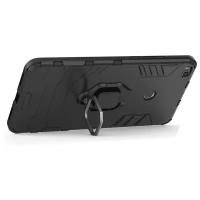 Противоударный чехол с кольцом Panther Case для Xiaomi Mi Max 2 черный