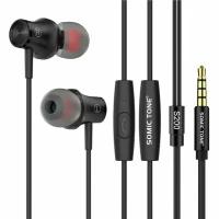 Наушники проводные Somic Tone Headphones с микрофоном для телефона