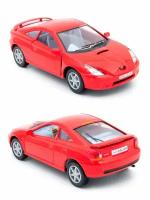 Металлическая машинка Kinsmart 1:34 «Toyota Celica» инерционная, красная KT5038D-2