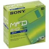 190737/10MFD2HDGF Дискеты 3.5" SONY в картонной упаковке 1,44 Мб MF 2HD (10 штук)