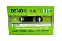 Аудиокассета "DENON" Fluorescent Neon 110