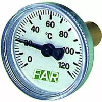 Термометр FAR 0-120°C, зонд 36 мм,O 40 мм, торцевое соединение 3/8",FA 2650