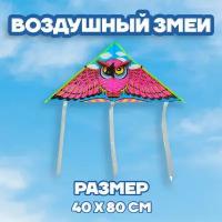 Воздушный змей Funny toys "Сова", с леской (1211396)