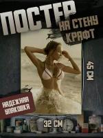 Постер 32х45 Девушки Ню 18+