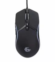 Мышь игровая Gembird MG-810, USB, 3200 DPI, 6кн, подсветка, 1,8 м