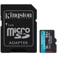 Карта памяти Kingston Canvas Go! Plus microSDXC 64 ГБ