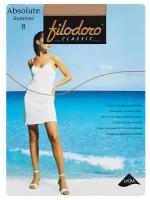 Колготки Filodoro Classic Absolute Summer, 8 den, размер 5, бежевый
