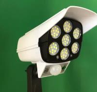 Светильник на солнечной батарее уличный муляж камеры видеонаблюдения светодиодный прожектор настенный с датчиком движения и освещения