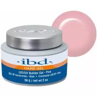 IBD, конструирующий прозрачно-розовый гель LED/UV Builder Gel Pink, 56 гр