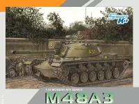 Склеиваемая пластиковая модель Американский средний танк M48A3 Patton III. Масштаб 1:35