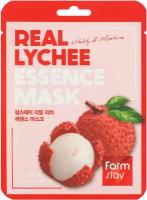 FARMSTAY Тканевая маска для лица с экстрактом личи, 23 мл