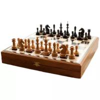 Шахматы "Завоеватель премиум" (коричневый)