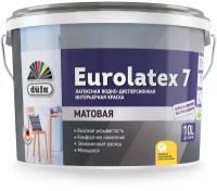 Краска для стен и потолков водно-дисперсионная Dufa Retail Eurolatex 7 матовая 10 л