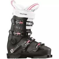 Горнолыжные ботинки Salomon S/MAX 70 W, р.5 / 23.5см, jet black/white/pink