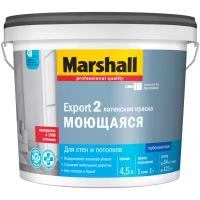 Marshall Export 2 Моющаяся краска интерьерная (под колеровку, глубокоматовая, база BC, 4,5 л)