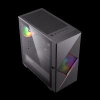 Корпус GameMax Cyclops BR без БП (Mini Tower, mATX, Черно-красн,1*USB2.0 + 1*USB3.0, 2*120мм)