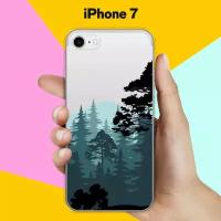 Силиконовый чехол на Apple iPhone 7 Лес / для Эпл Айфон 7