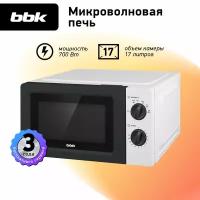 Микроволновая печь BBK 17MWS-783M/W, белый
