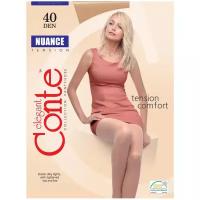 Колготки Conte elegant Nuance, 40 den, размер 7, бежевый