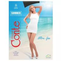 Колготки Conte elegant Summer, 8 den, размер 4, черный